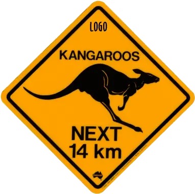 Corporate Road Signs Australian Road Signs Animals Png Kangaroo Logo