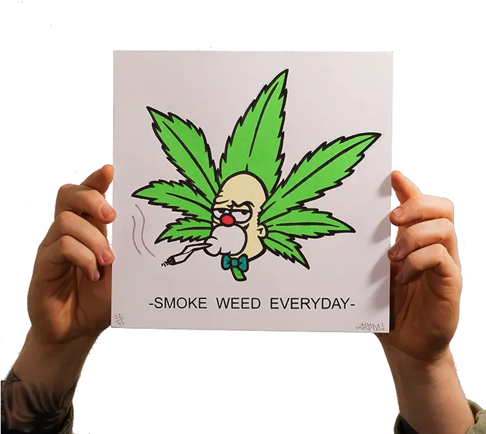 U0027smoke Weed Everydayu0027 Illustration Png Weed Smoke Png