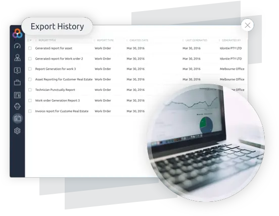 Software To Create Compelling Business Reports Loc8 Business Png Export Data Icon