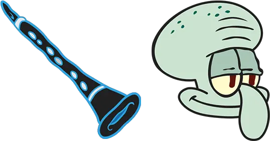 Spongebob Squidward Clarinet Cursor Spongebob Png Squidward Png