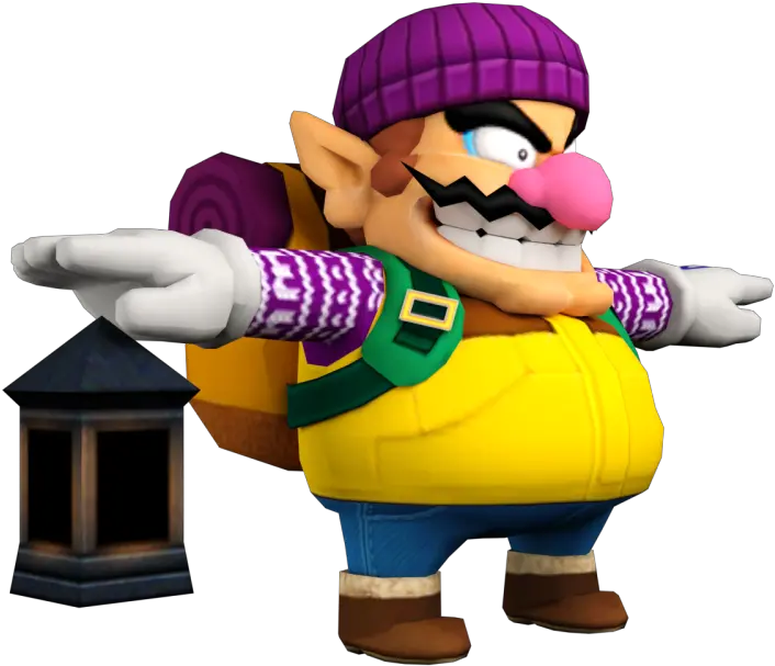 Mobile Mario Kart Tour Wario Hiker The Models Resource Hiker Wario Mario Kart Png Hiker Png