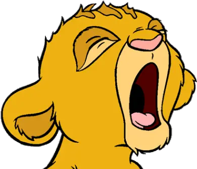 Clipart Roaring Or Yawning Lion With A Lion Cartoon Open Mouth Png Lorax Png