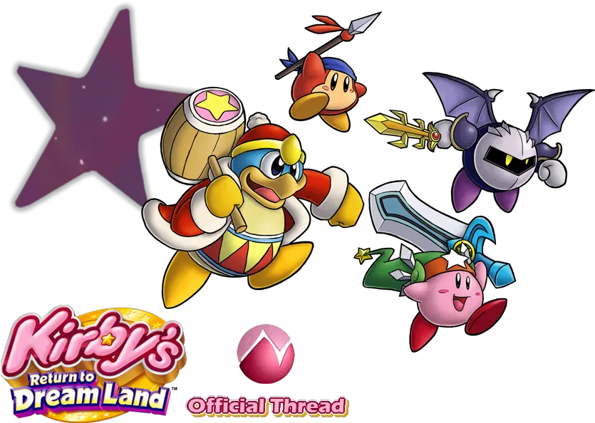 Kirbyu0027s Return To Dream Land Ot 6 Years In The Making Kirby Return To Dreamland Meta Knight Png King Dedede Png