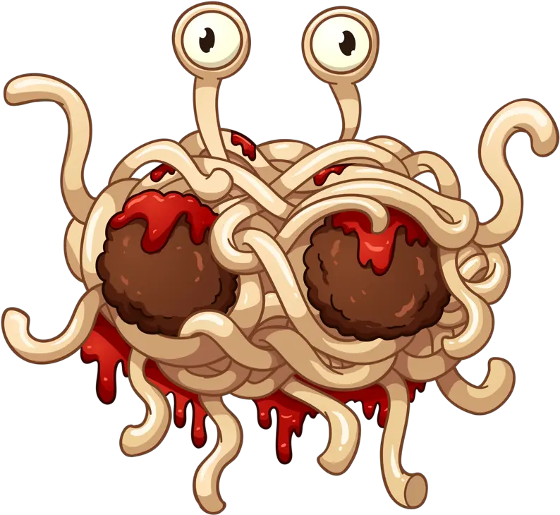 Little Monsters Meatball Art Png Flying Spaghetti Monster Icon