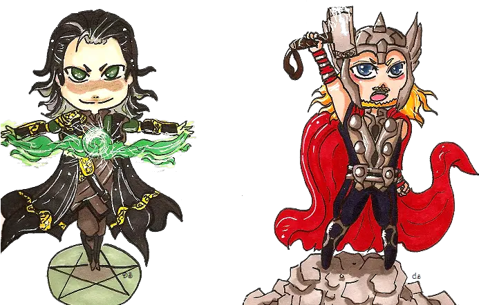 Drawing Marvel Thor Transparent U0026 Png Clipart Free Download Chibi Thor Loki Drawing Loki Transparent