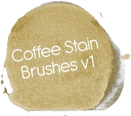 Coffee Stain Brushes V1 Circle Png Coffee Stain Png