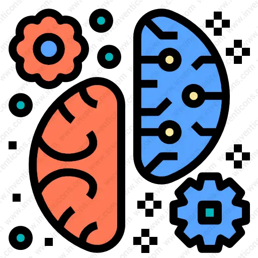 Download Brain Vector Icon Inventicons Dot Png Ai Brain Icon