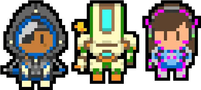 Overwatch Chibi Pixel Art Overwatch Facile Png Overwatch Logo Pixel Art