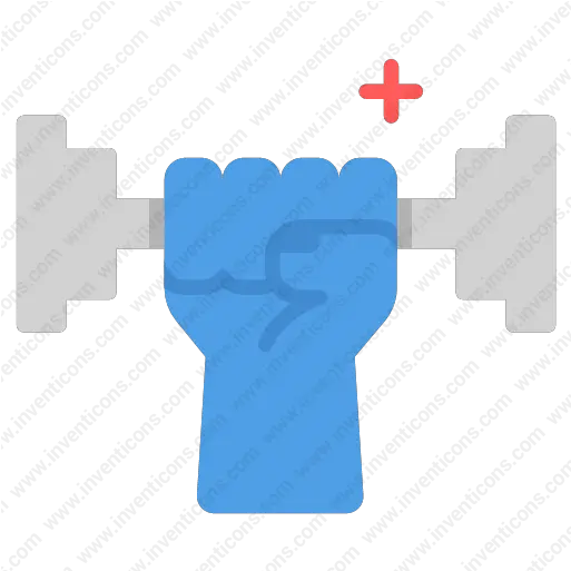 Download Exercise Vector Icon Inventicons Fist Png Fist Flat Icon