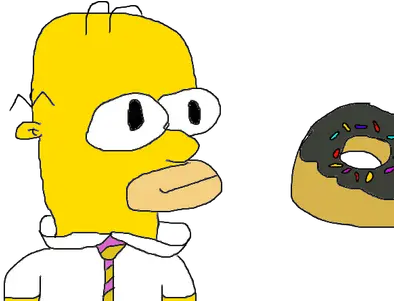 Homer Simpson Sketch Draw A Simpson Homer Png Homer Png