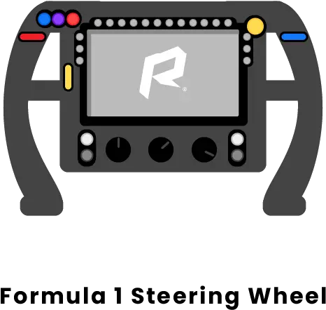 Formula 1 Equipment List Formula 1 Car Steering Black And White Png Steering Icon