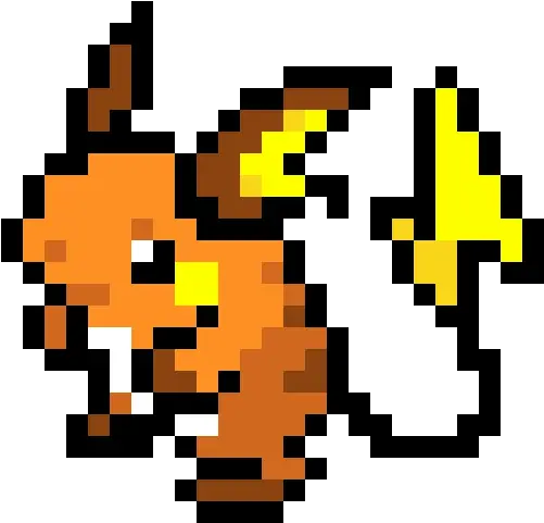 Raichu Pixel Art Pokemon Raichu Png Raichu Png