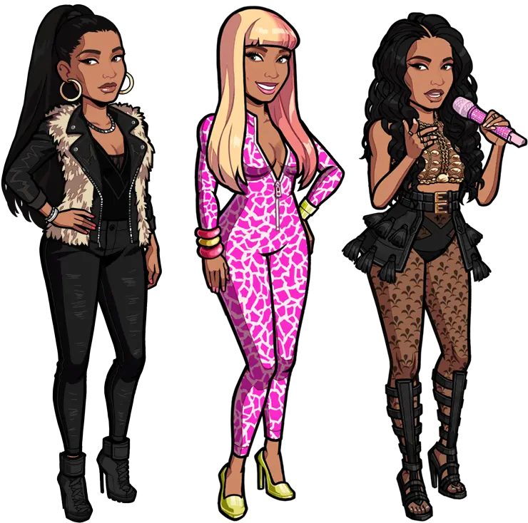 Nicki Minaj The Empire Character Art On Behance Nicki Minaj The Empire Game Png Nicki Minaj Png