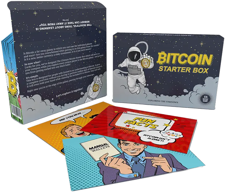 Bitcoin Starter Pack Blockshopchain Cartoon Png Bitcoin Transparent Background