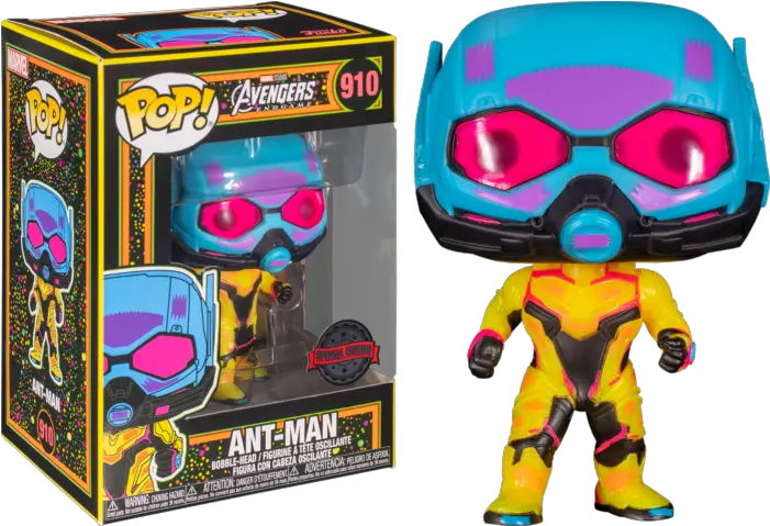 Funko Pop Marvel Blacklight Thanos Captain Marvel U0026 Ant Ant Man Blacklight Pop Png Antman Icon