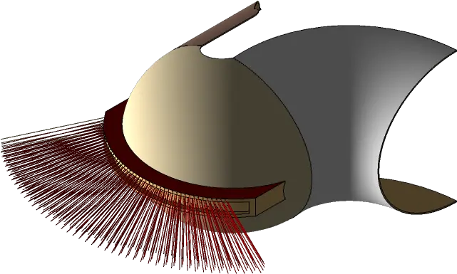 Roman Helmet 3d Cad Model Library Grabcad Costume Hat Png Roman Helmet Png