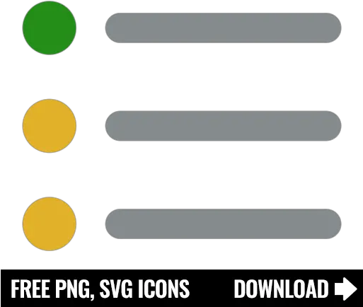 Free List Icon Symbol Png Svg Download Dot Checklist Icon Free