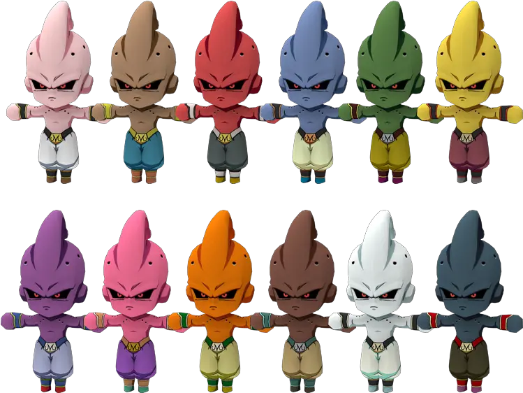 Pc Computer Dragon Ball Fighterz Kid Buu Model Png Kid Buu Png