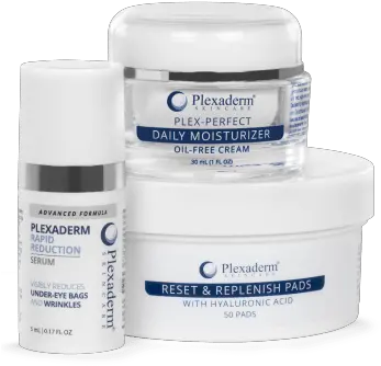 Plexaderm Two Bottle Special Face Moisturizers Png Plex Trash Icon