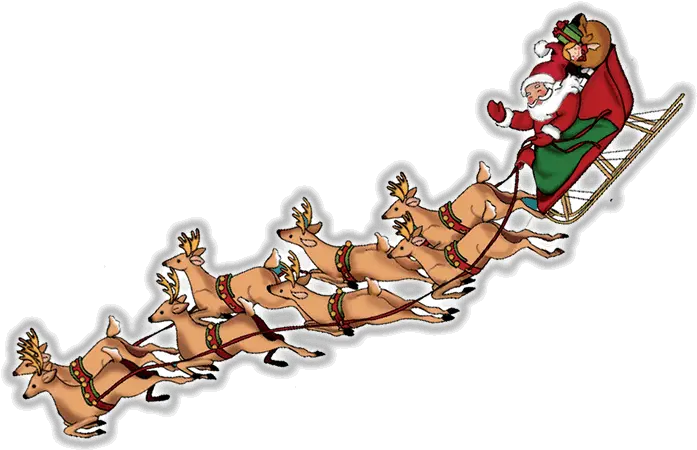 Clip Art Claus With Png Photo Santa Sleigh Transparent Santa Claus Sleigh Rudolph Sleigh Png