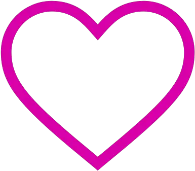 Pink Hollow Heart Icon Elkhart Png Heart Icon Pink