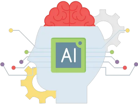 Cloud Ai Icon Download In Glyph Style Language Png Ai Brain Icon