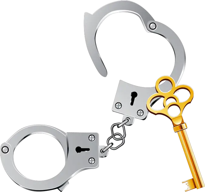 Handcuffs Png Clipart Key And The Handcuff Png Handcuffs Png