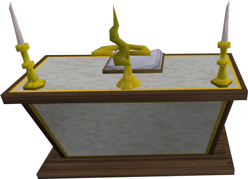 Gilded Altar The Runescape Wiki Runescape Alter Png Runescape Skill Icon