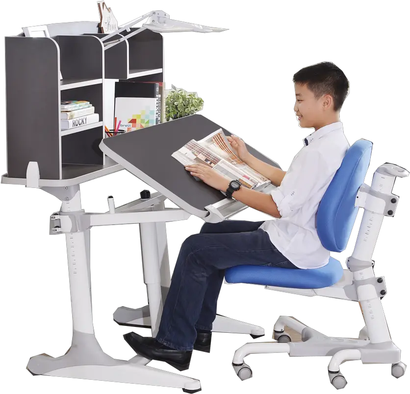 Top Of Desk Png Study Desk With Chair Computer Desk Png