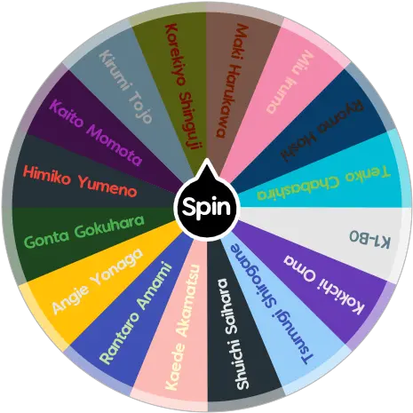 Danganronpav3 Characters Spin The Wheel App Circle Png Danganronpa V3 Logo