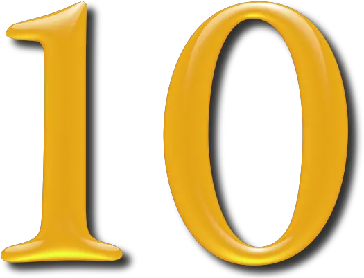 Numbers Icon Clipart Number 10 Transparent Png 10 Png