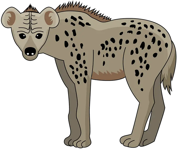 Spotted Hyena Clipart Free Download Creazilla Png