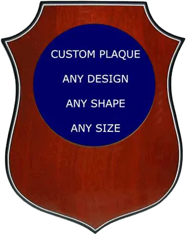 Custom Shield Plaque With Attributes U0026 Variables Sign Png Plaque Png