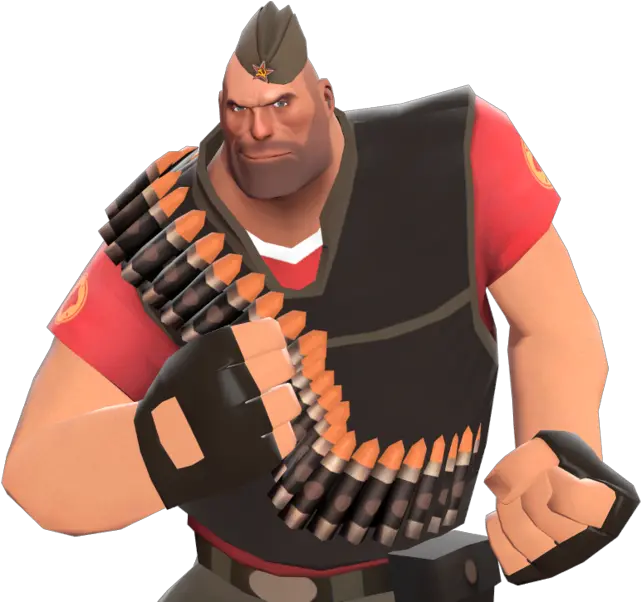 Clearly Interested Tf2 Heavy Hands Png Gabe Newell Png