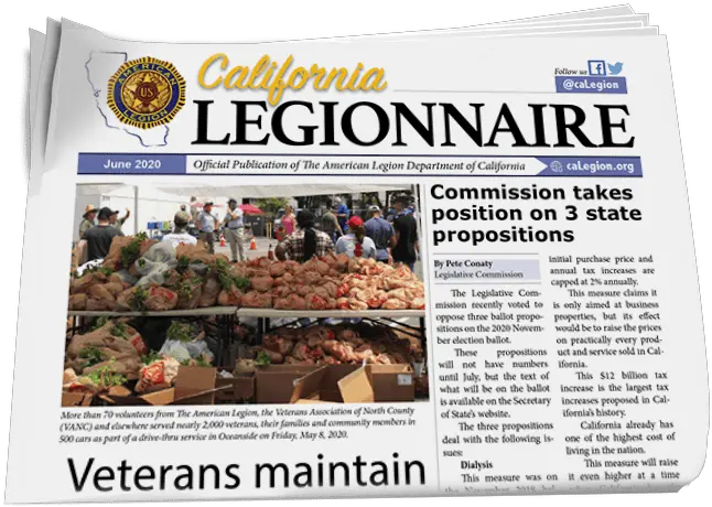 Official Newsletter Of The American Legion Department Superfood Png California Outline Png