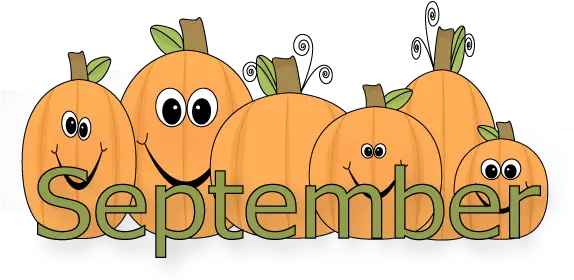 Download Pumpkin Clip September Png Month September Clip Art September Png