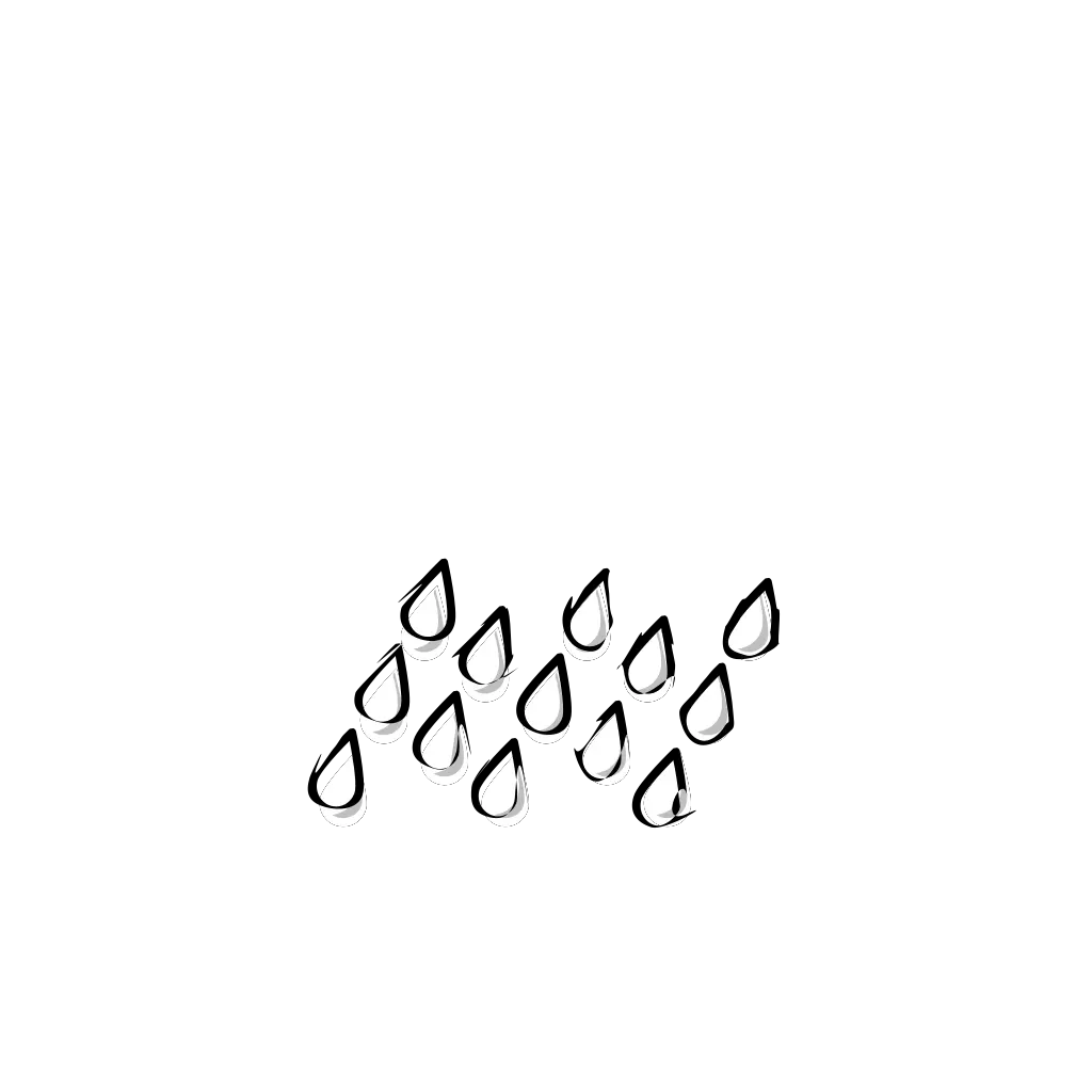 Raindrop Clipart Black And White Rain Drops Black And White Png Raindrops Png