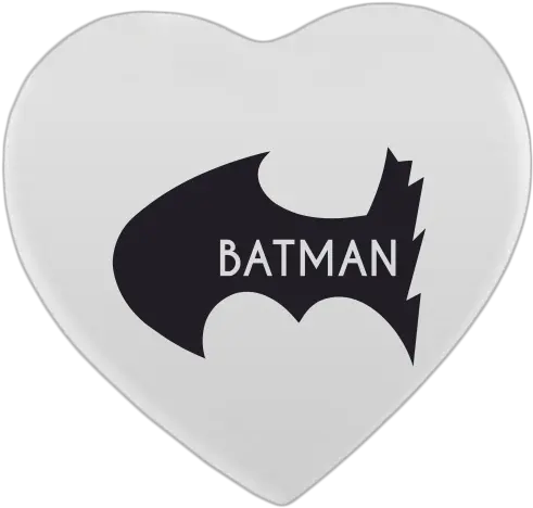 Heart Shaped Magnet With Printing Batman Vs Robin Emblem Png Batman And Robin Png