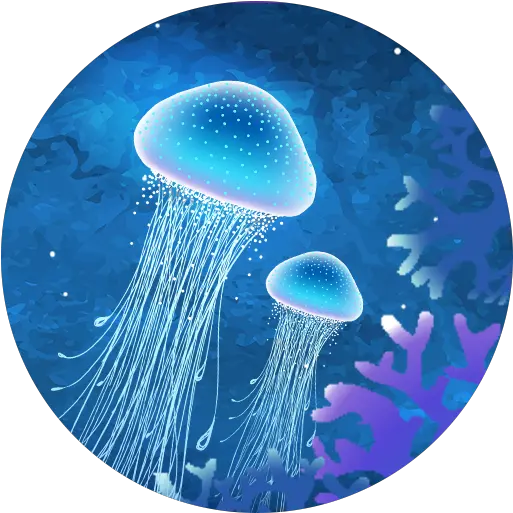 Elegant Jellyfish Apus 3d Live Wallpaper Apk 10 Download Bioluminescence Png Jellyfish Icon