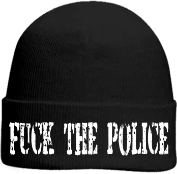 Fuck The Police Otto Beanie Beanie Png Police Hat Png