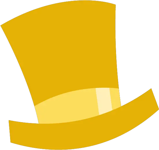 Gold Tophat Gold Top Hat Png Top Hat Logo