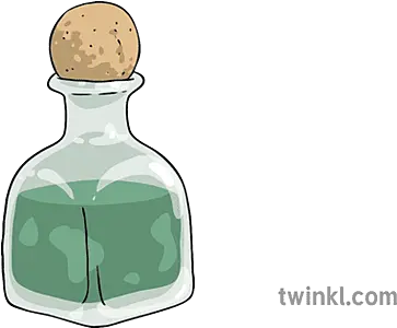 Potion 2 Illustration Twinkl Bottle Stopper Saver Png Mana Potion Icon