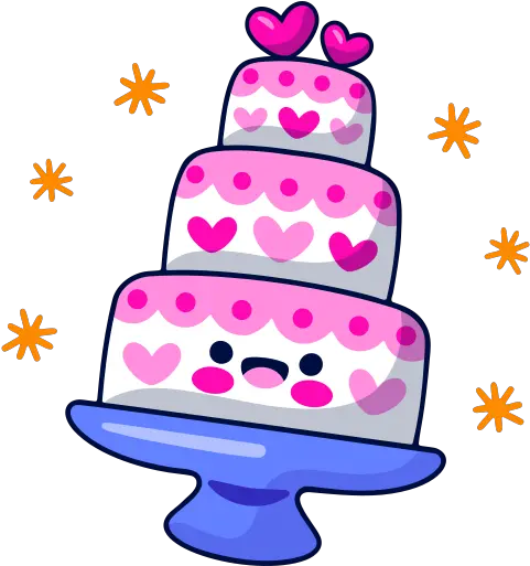 Wedding Cake Stickers Free Food And Restaurant Stickers Cake Decorating Supply Png Hello Kitty Icon Pack