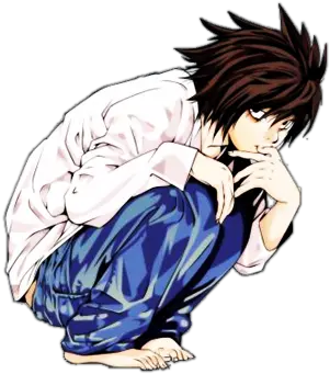 L Character Death Note Wiki Fandom L Lawliet Png Death Note Icon