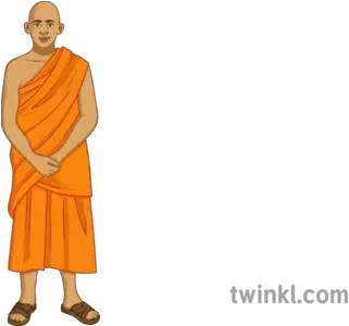 Buddhist Monk 1 Illustration Monk Buddhist Monk Png Monk Png