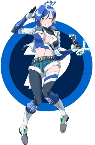 Anime Manga Sticker Anime Manga Hot Girl Discover Blue Anime Mascot Png Anime Girl Icon Tumblr
