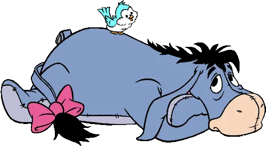 Eeyore Winnie The Pooh Eeyore Laying Down Png Eeyore Transparent