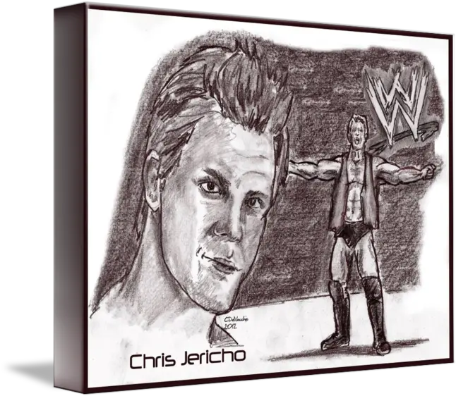 Chris Jericho Yj By Christopher Delvecchio Sketch Png Chris Jericho Png