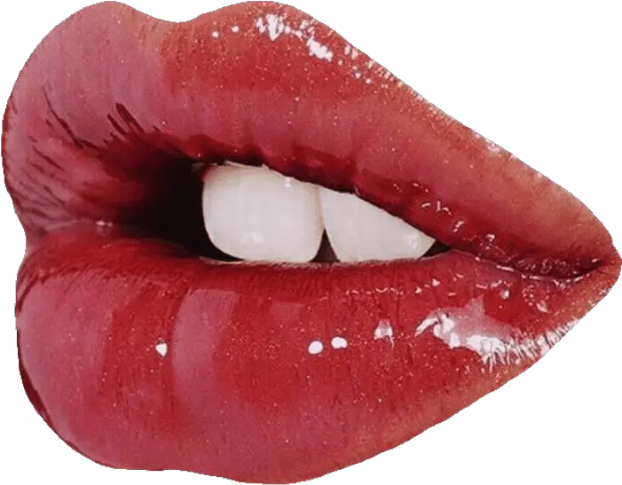 Glossy Lips Clear Red Lip Gloss Png Lips Png
