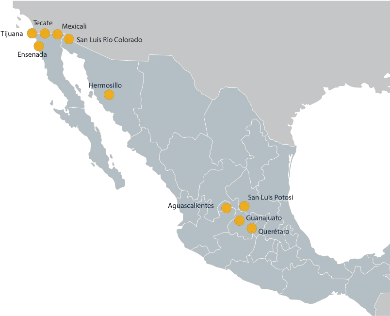 Best Manufacturing Locations In Mexico Gulf Png Mexico Map Icon